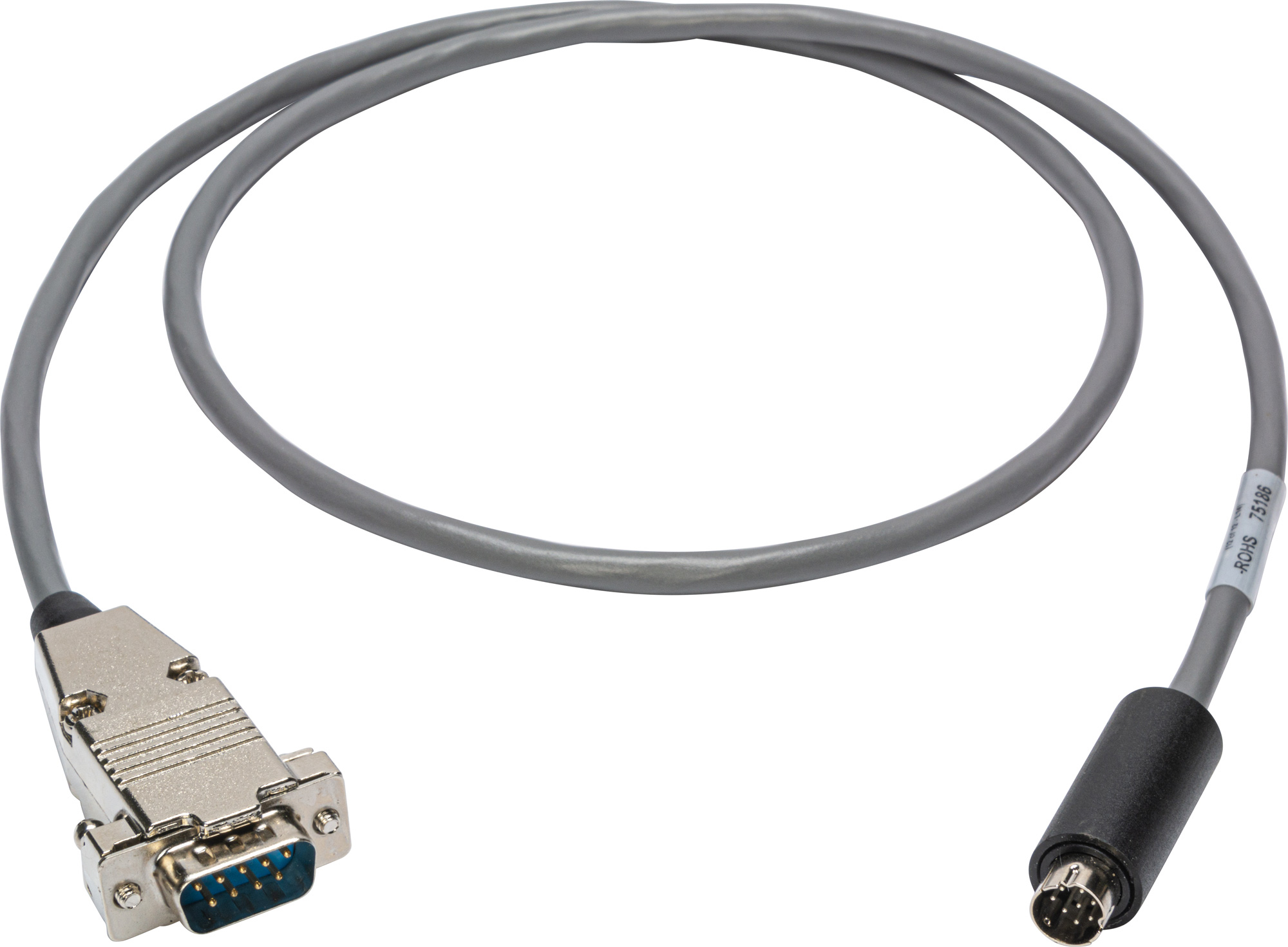 Visca Camera Control Cable 9Pin DSub Male to 8Pin DIN Male 3 Foot