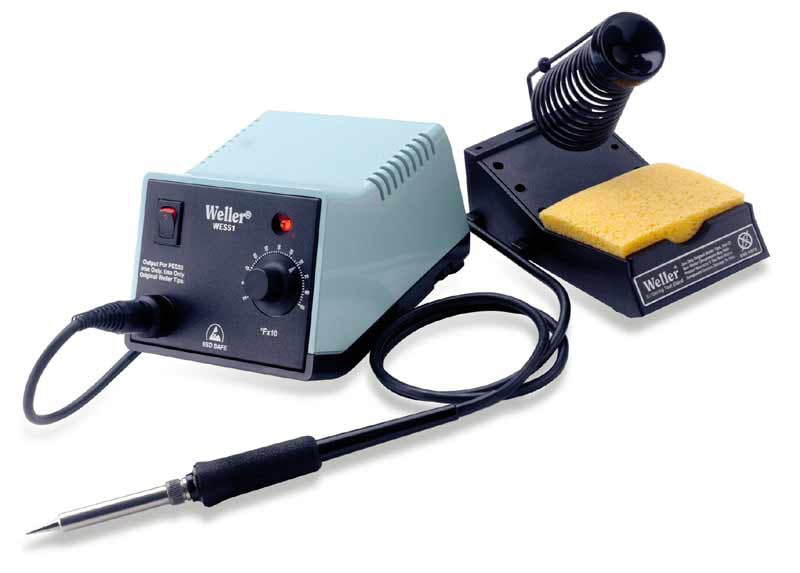 Weller WES51 Analog Soldering Station w/PES51 Pencil Iron & PH50 Stand