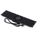 Gator GE-FANPNL1-110V 3U Vented Fan Panel and Fan
