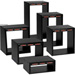 16 Space Economy Rack Black Oak