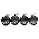 Raxxess Casters for ER and ERK Series Racks Set of 4