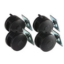 Studiotech U-RC-4 Set of 4 Casters For U-48/60 Furniture Black