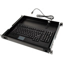 TecNec 1RU Drawer With Full Size USB/PS2 Keyboard and Touch Pad