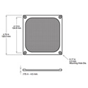 Orion WMG120B and WMG120M 120mm Wire Mesh Guard