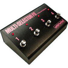 Whirlwind MultiSelector Four Channel Input Output Foot Switcher