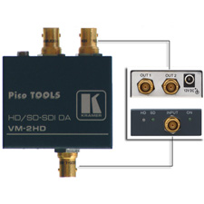 Kramer PicoTOOLS - VM-2HD - 1:2 SDI and HD-SDI (HDTV) Video DA
