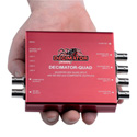 Decimator QUAD 3G/HD/SD QUAD-SPLIT w/ CVBS and SD-SDI outputs