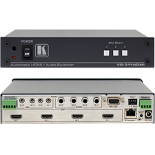 Kramer Electronics VS-311H 3x1 HDMI and SPDIF Digital Audio Standby Switcher