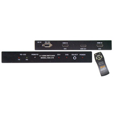 Digital Extender HDMI 2x1 & 4X1 Switchers with RS232 Control Port