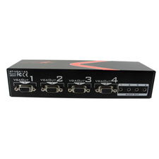 Atlona Technologies AT-VGA14A 1x4 VGA Distribution Amplifier with Audio and Constant Power ON