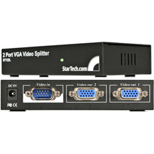 StarTech ST122L 2 Port 250 MHz VGA Video Splitter / Distribution Amp