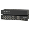 KanexPro VGA1X8SP 1x8 VGA w/35mm Audio Splitter / Distribution Amp