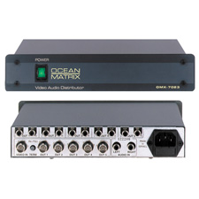 Ocean Matrix OMX-7023 1 x 5 Video & Audio Distribution Amplifier