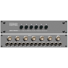 Ocean Matrix OMX-PSW6 6 x 1 Video & Stereo Audio Passive Switcher