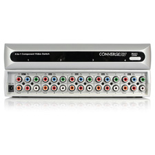Converge AV CPNT410IR 4x1 Component Video Switch With Analog Or Digial Audio