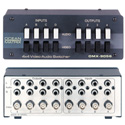 Ocean Matrix 4 x 4 Video & S-Video with Stereo Audio Passive Switchers
