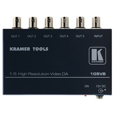 Kramer 105VB 1x5 Video Distribution Amplifier on BNC Connectors