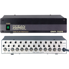 Ocean Matrix OMX-7028 1x10 Video & Stereo Audio Distribution Amplifiers