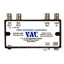 VAC 11-533-102 1x2 Composite Video DA