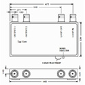 VAC 11-141-102 1x2 Composite Video DA Diff. Loop thru Input Unity Gain BNC