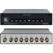 Kramer Electronics VS-81V 8x1 Passive Composite Video Switcher