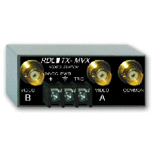 Radio Design Labs TX-MVX Manual Rmt Controlled Video Switch - 2x1 - BNC