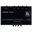 Kramer 4X1V 4x1 Video Switcher with RCA Connectors