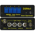 Burst Electronics DSR4X1 HD/SD SDI 4x1 Reclocking Video Switchers