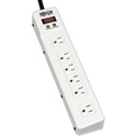 Tripp Lite TLM626 6 Right Angle Outlets; 6-ft Cord; 1340 Joule; Metal Strip - Protect It! Surge Suppressor