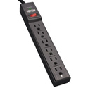 Tripp Lite TLP606B Protect It! Surge Suppressor; 6-Outlet; 6-ft Cord; 720 Joule; Black