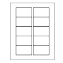 VHS Face Labels  Removable  1000pk.