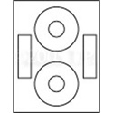 CD/DVD Inkjet/Laser Matte Labels 100 Sheet Pack