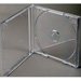 Clear CD Jewel Boxes One Disc with Clear Trays 100 Pack