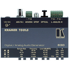 Kramer 830 Digital/Analog Audio Generator