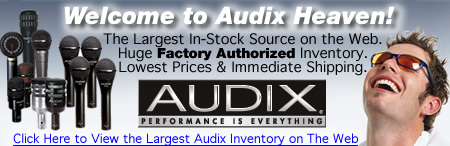 Markertek is Audix Heaven