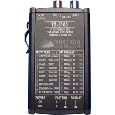 Maxtron Multi-Format HD-SDI Pattern Generator with Voice ID and Battery Option
