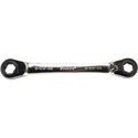 Eclipse Tools 14-19mm to 9/16-3/4 Inch to E18-E24 12-In-1 Reversible Ratcheting Box Wrench