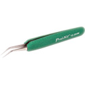 Eclipse Tools TZ-204N Soft-Grip Fine Tip Curved ESD-Safe Tweezer