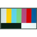 CBHD 16:9 HDTV Color Bar Chart - 12in x 19in