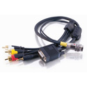 1.5ft RapidRun HD15 3.5mm Composite Video Stereo Audio Flying Lead