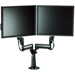 Chief KCY220B Height-Adjustable Dual Arm Dual Monitor Desk Mount Black