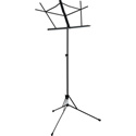 OnStage Foldable Music Stands - Black and Nickel