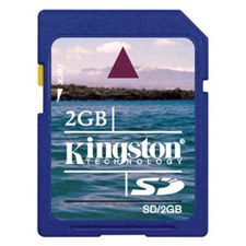 Kingston Technology 2GB SD Memory Card