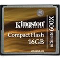 Kingston Technology CF/16GB-U3 16GB CompactFlash Card Ultimate 600x w/ Recovery