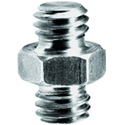 Manfrotto 125 Short Adapter Spigot 3/8 + 3/8 Inch