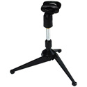 Quik-Lok A-188 Desktop Microphone Stand with Tripod Base