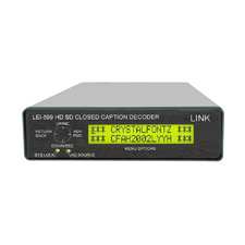 Link Electronics LEI-599 HD SD SDI CC Decoder