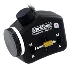 VariZoom Stealth-Style PZFI Zoom/Focus/Iris Control Featuring Optional VariZoom Focus Wheel