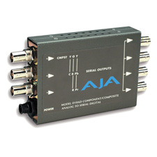 AJA Video D10AD Component Analog to SDI Converter