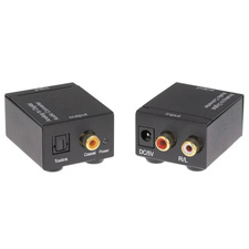 KanexPro AUA2DCV Analog-to-Digital Audio Converter - Stereo Audio to S/PDIF or Toslink